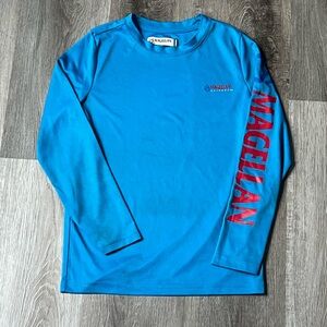 Magellan Outdoors Boys Moisture Wicking Long Sleeve Casting Crew Shirt